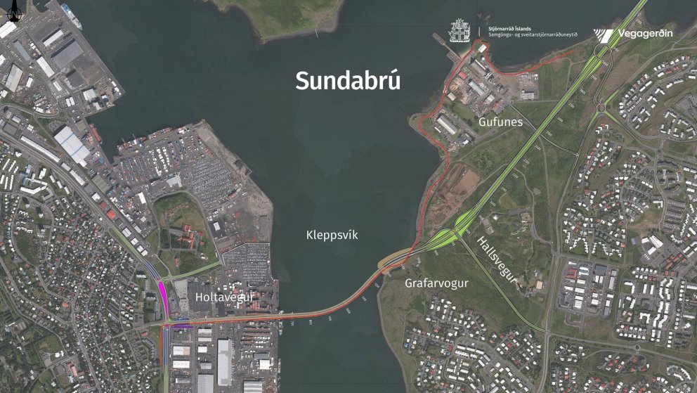 Sundabrú hagkvæmari en jarðgöng og bætir samgöngur fyrir alla ferðamáta