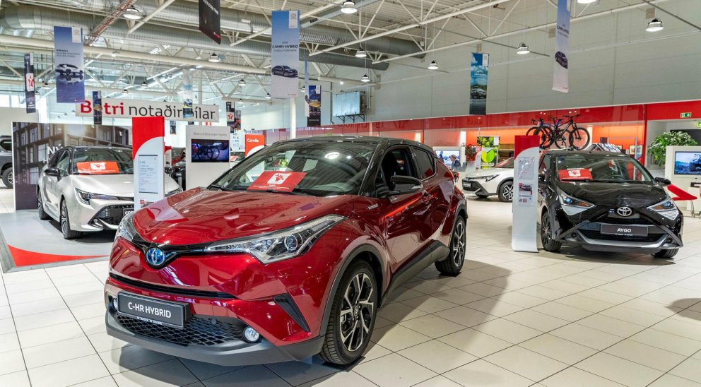 Samdráttur nýskráningum nýrra fólksbifreiða