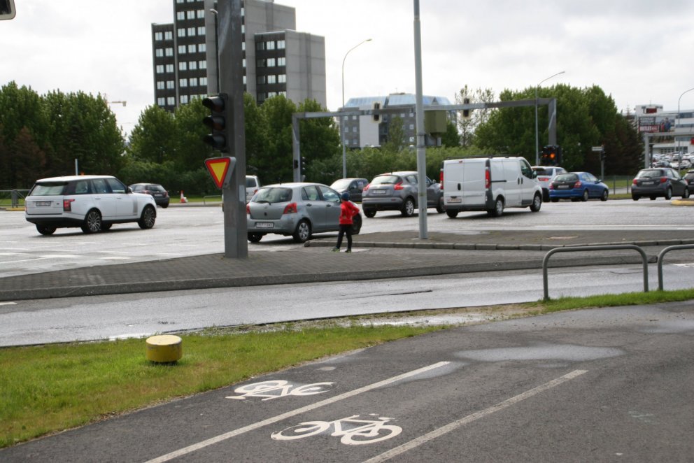 Flest slys og óhöpp verða á gatnamótum Miklubrautar og Kringlumýrarbrautar