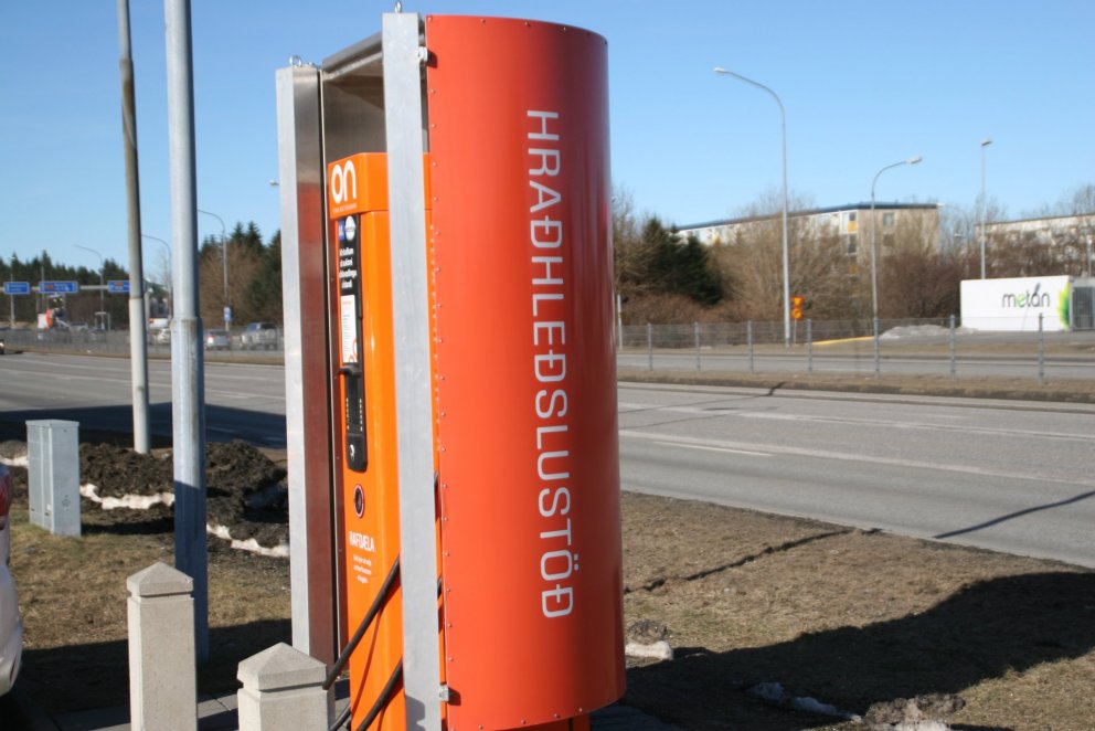 Þrefalt afkastameiri hraðhleðslustöð við Miklubraut