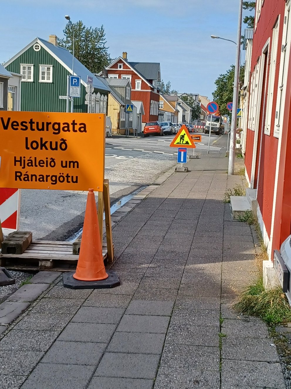 Skilti fyrir þá sem brjóta gegn einstefnu?