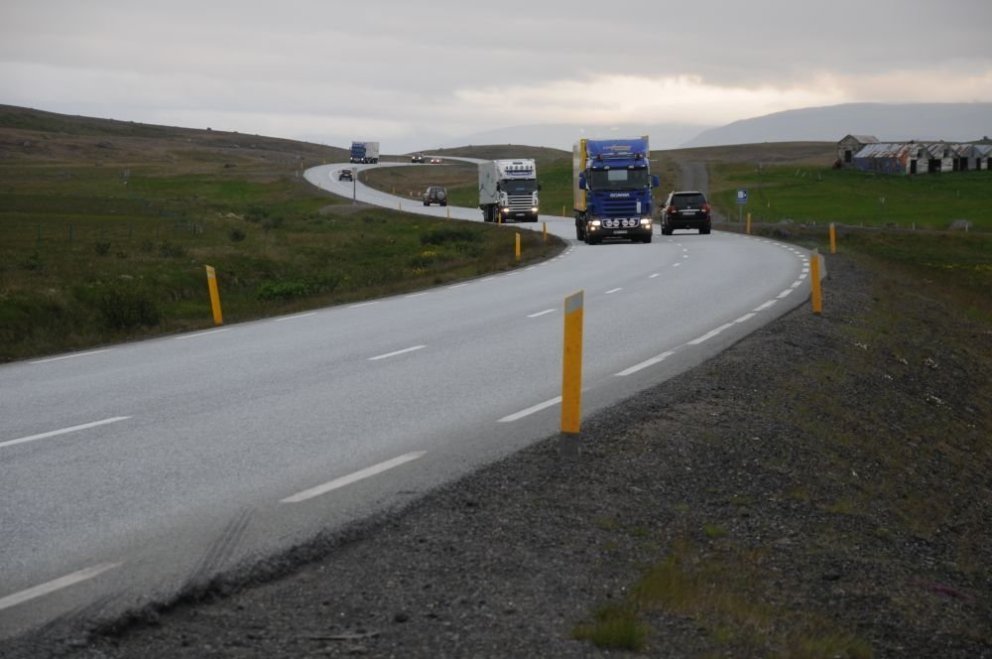 Minni umferð á Hringveginum