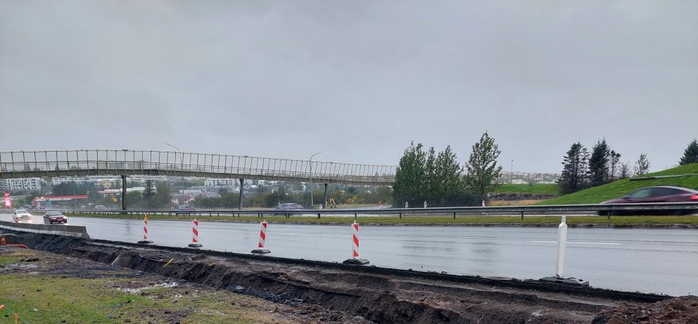 Tafir á framkvæmdum á Hafnarfjarðarvegi