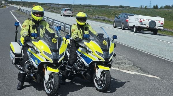 Lögreglan með hefðbundið eftirlit