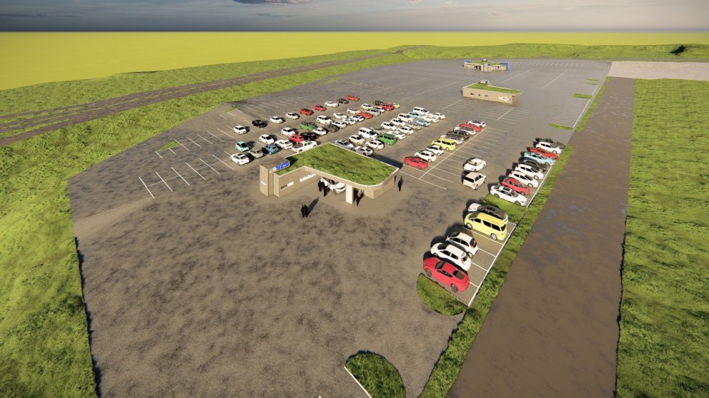 Nýtt bílasölusvæði rís við Krókháls 7