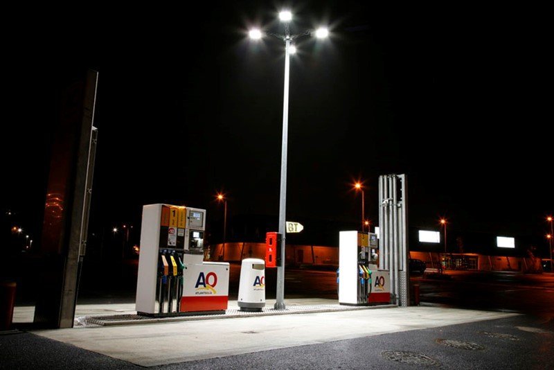 Bensínsprengja Altlantsolíu á Akureyri