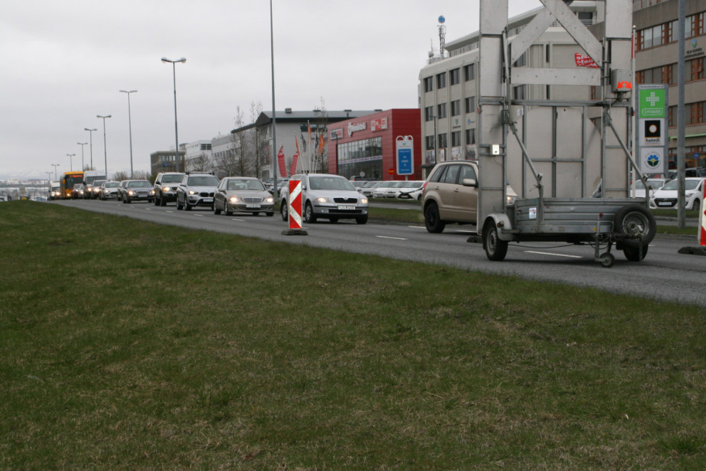Mikil aukning umferðar á höfuðborgarsvæðinu í október