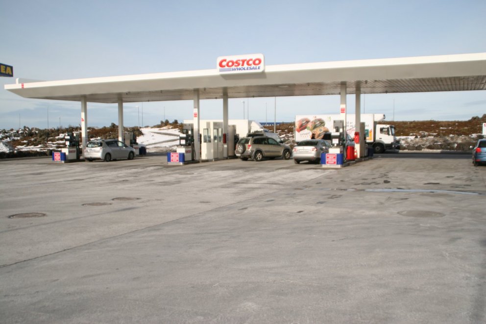 Dýrasti bensínlítrinn hjá N1 er 47 krónum dýrari en sá ódýrasti hjá Costco