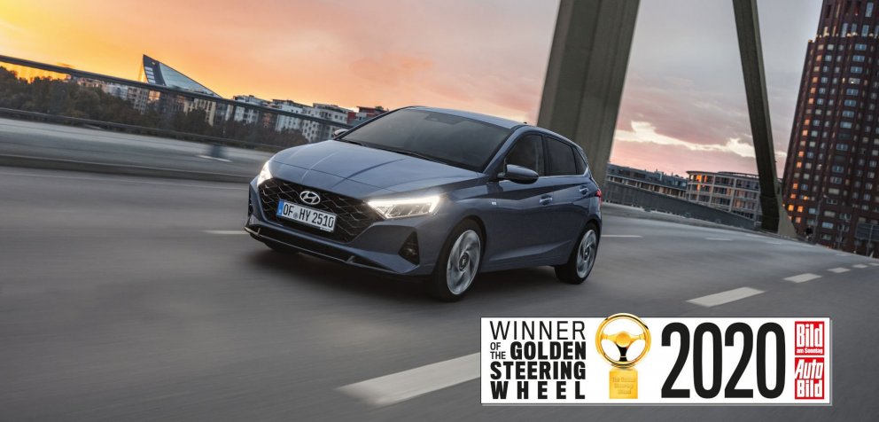 Hyundai i20 vann aftur Gullna stýri í fólksbílaflokki