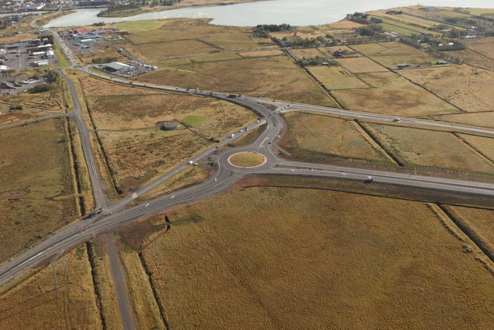 Suðurlandsvegur - framkvæmdir á lokametrunum