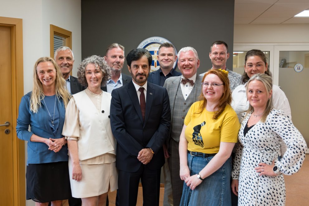 Forseti FIA í heimsókn á Íslandi