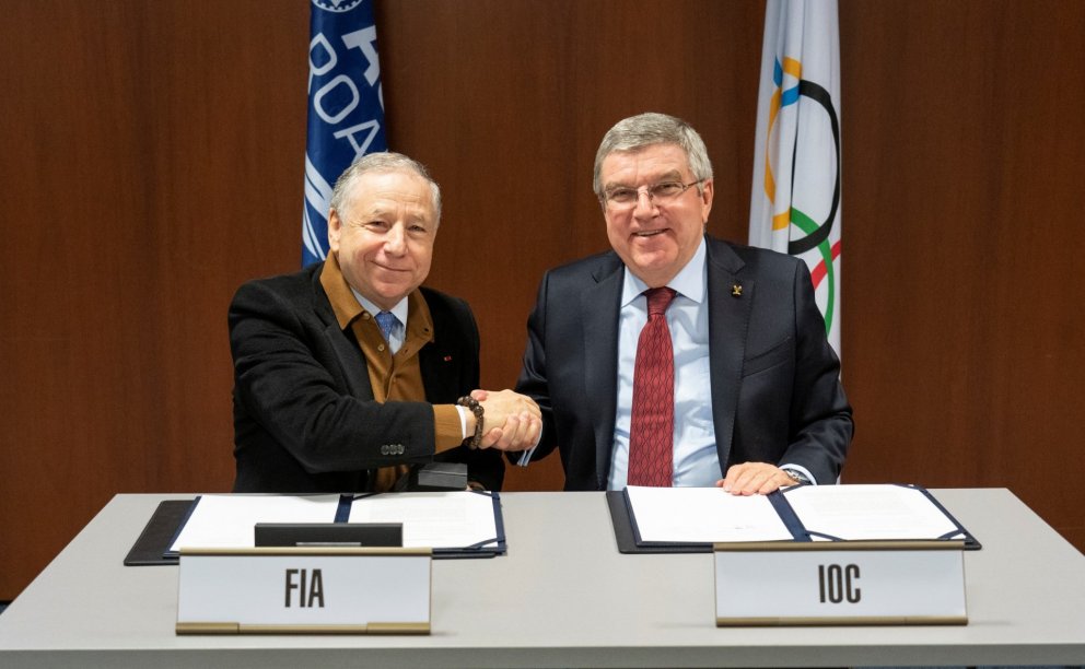 FIA og alþjóða ólympíuhreyfingin í samstarf
