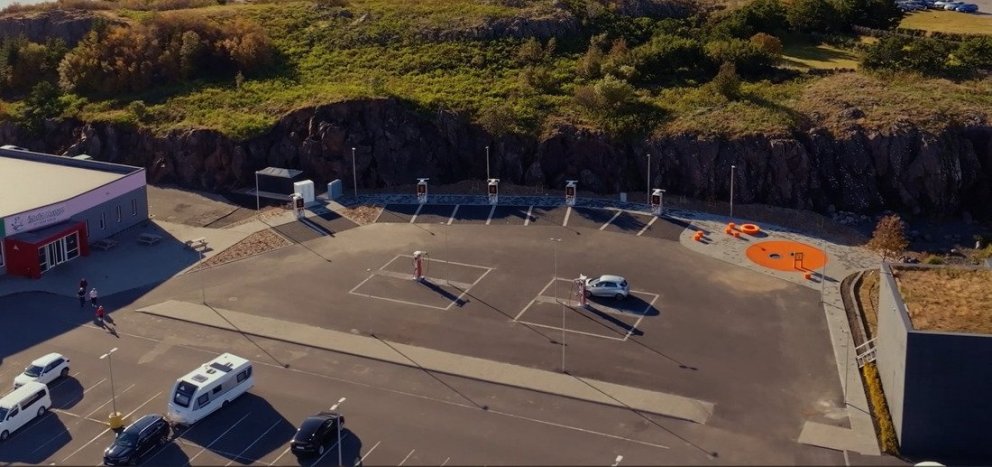 Stærsti Hleðslugarður ON hefur opnað í Borgarnesi