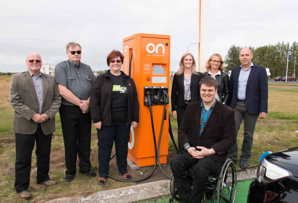 Orka náttúrunnar tekur í notkun hraðhleðslu á Hvolsvelli