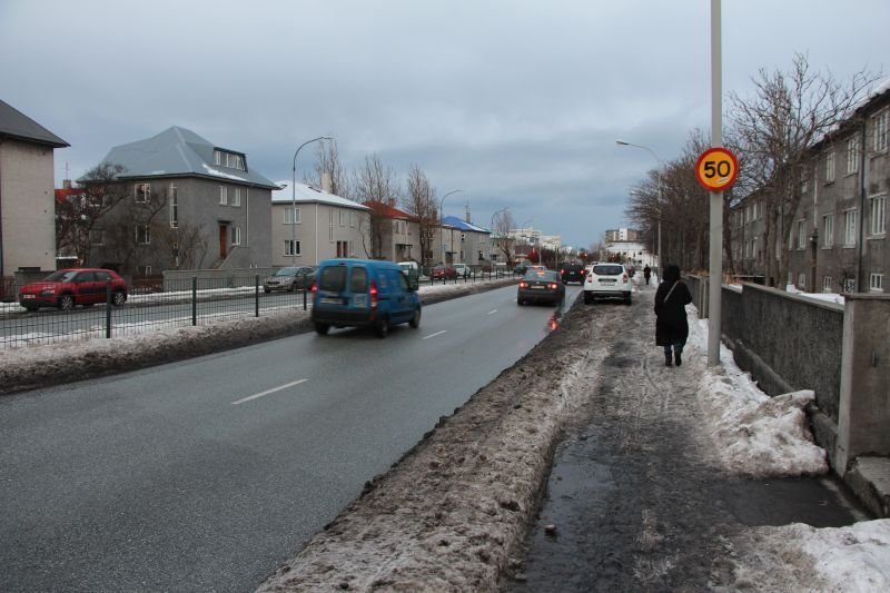 Hámarkshraði í 40 km á Hringbrautarkafla