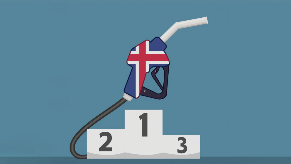 Ísland er Evrópumeistari á bensíndælunni