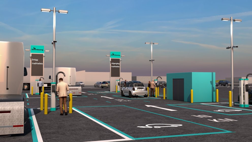 Brimborg opnar í sumar öflugustu hraðhleðslustöð landsins í Reykjanesbæ