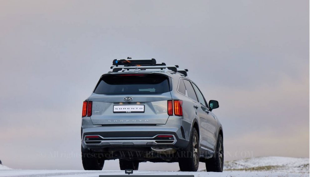 Kia Sorento fær 5 stjörnur hjá NCAP