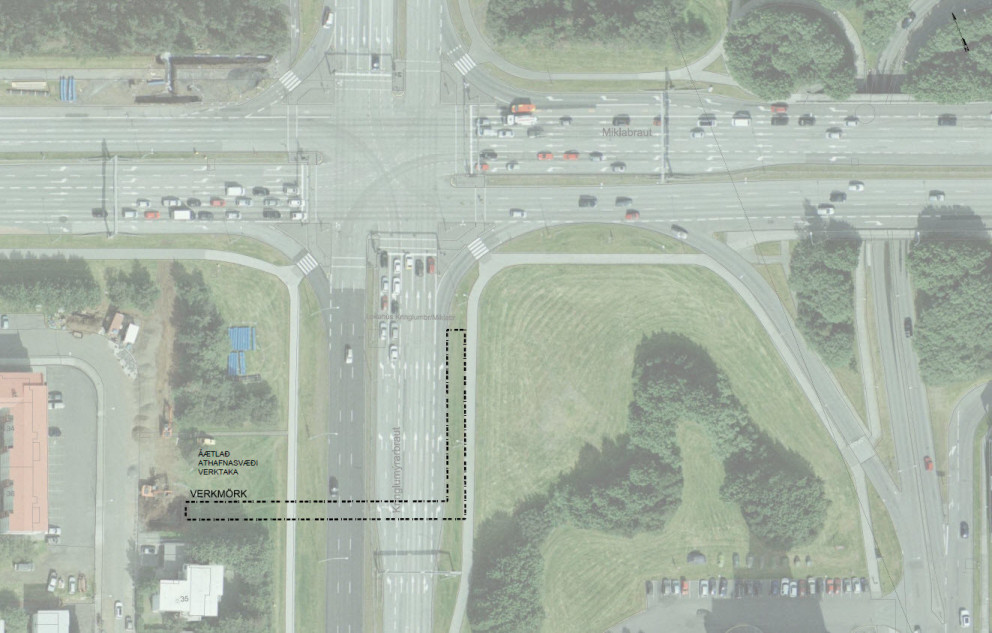 Umferðatafir á Kringlumýrarbraut næstu daga