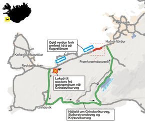 Reykjanesbraut lokað vegna malbiksframkvæmda