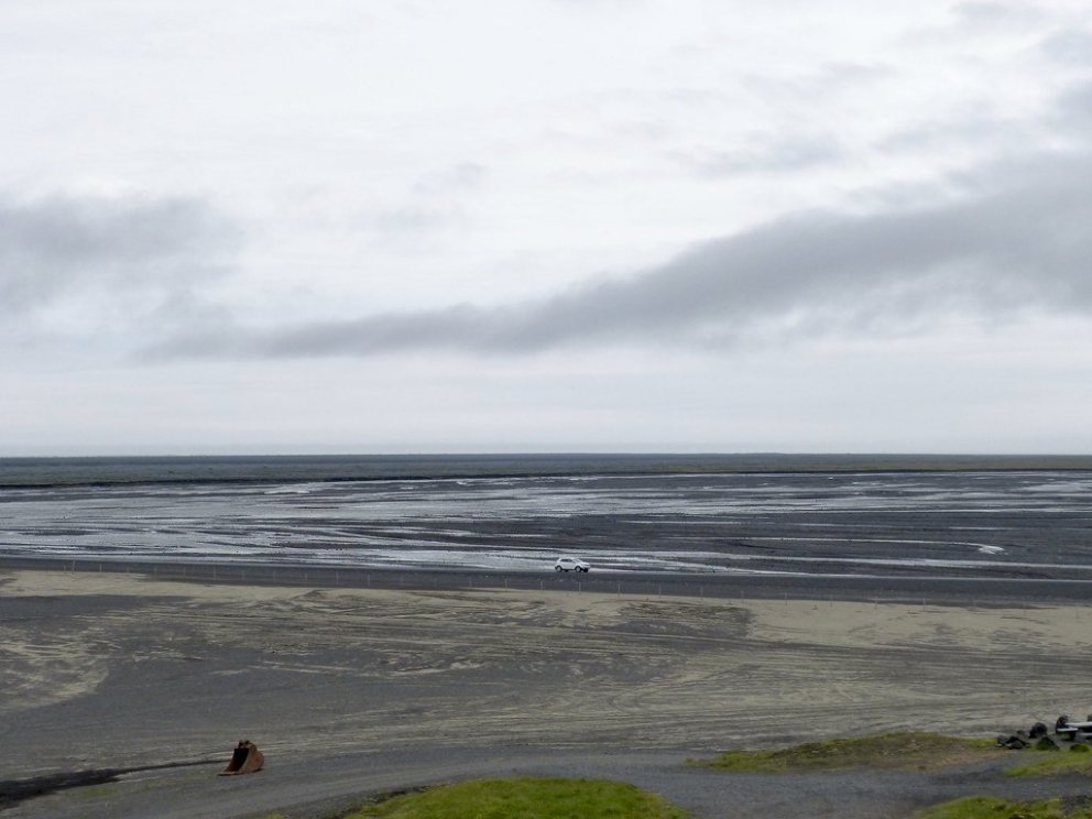 Meira en 50% samdráttur umferðar um Mýrdalssand
