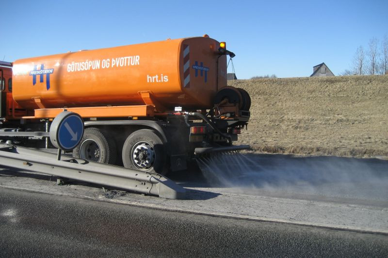 Götur rykbundnar til að bæta loftgæði