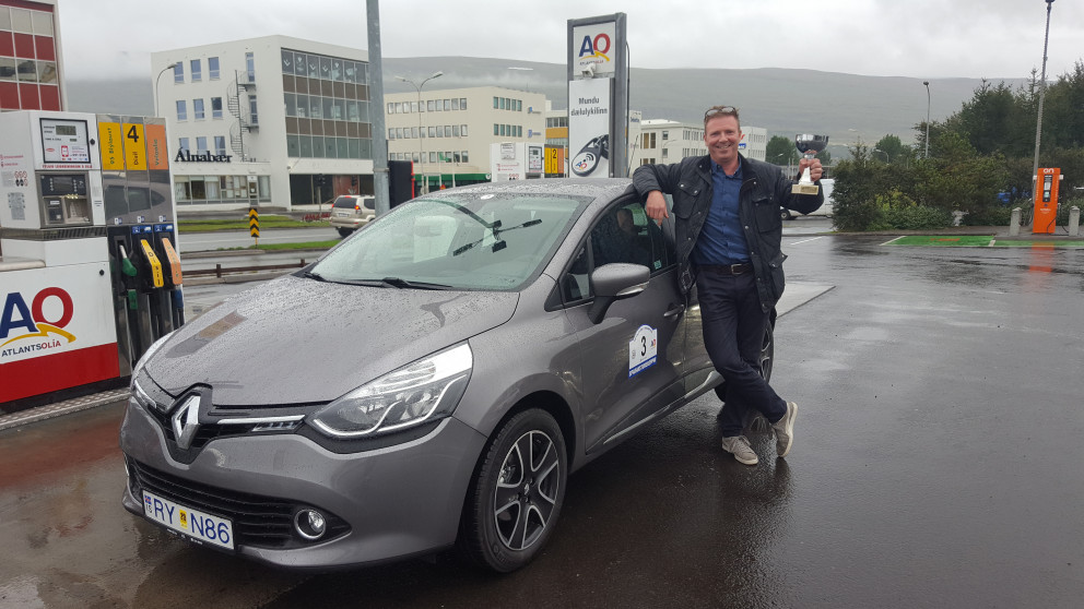 Sigurvegari keppninnar og jafnframt Íslandsmeistari var Sigurður Stefánsson, frá BL, á Renault Clio…