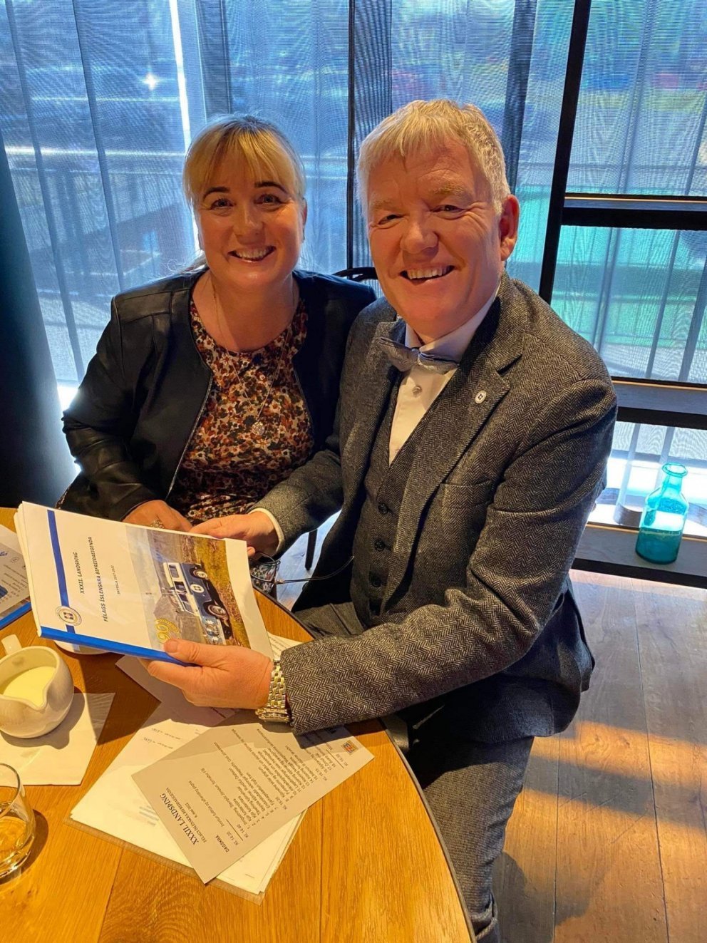 Endurkjörinn formaður með öllum greiddum atkvæðum