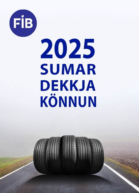 Sumardekkjakönnun 2025 aðgengileg félagsmönnum á heimasíðu FÍB
