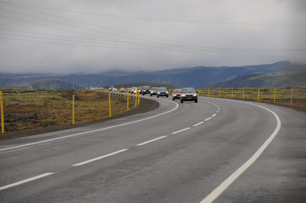 Um 80% þeirra sem leigðu sér bílaleigubíl árið 2016 lögðu leið sína að Geysi og Gullfossi