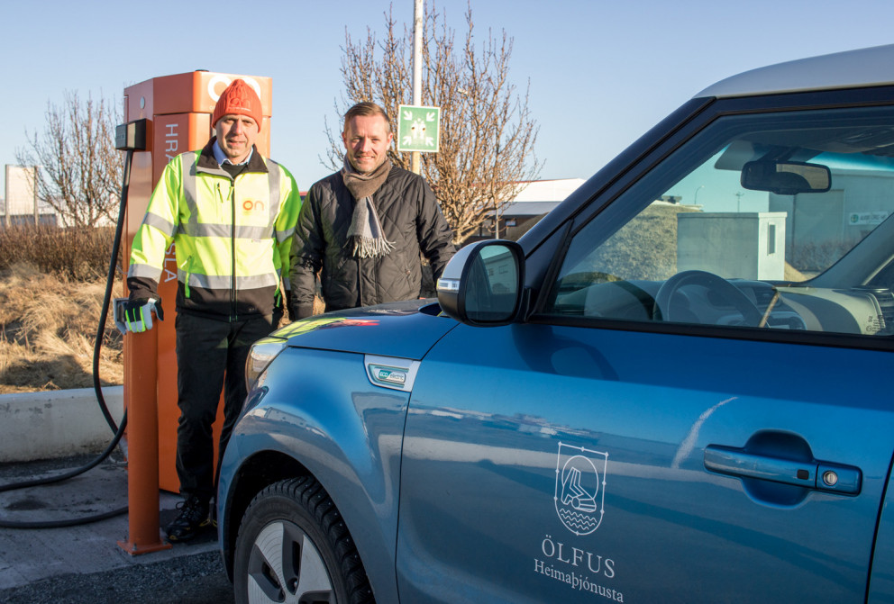Hraðhleðsla fyrir rafbíla í Þorkákshöfn