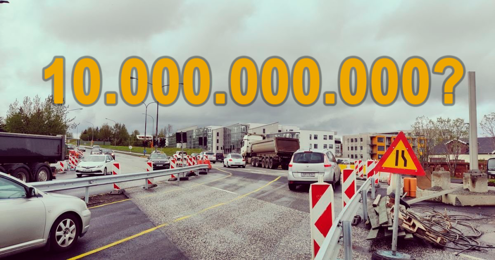 Hvað setur ríkið mikla fjármuni í vegasamgöngur?