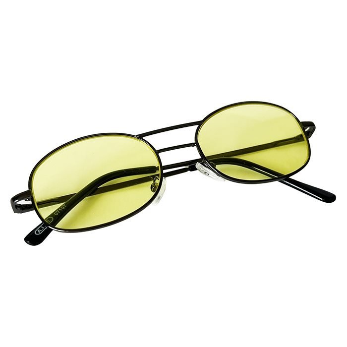 Keyrslugleraugu með gulu gleri